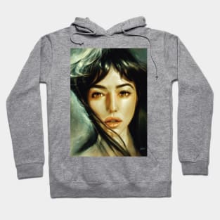 Monica Bellucci portrait Hoodie